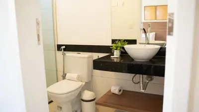 Uma casa de banho em Villa Moderna