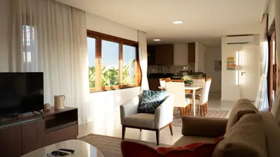 Uma área de estar em Villa Moderna
