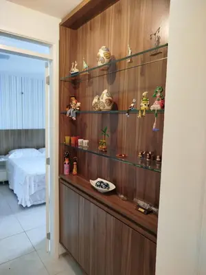 Uma cama ou camas num quarto em Apartamento boa vida