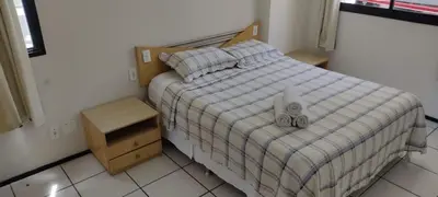 Uma cama ou camas num quarto em Terraços do Atlântico, Apto 2 Quartos Vista Mar, Praia Iracema