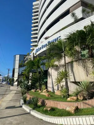O edifício onde o apartamento está situado