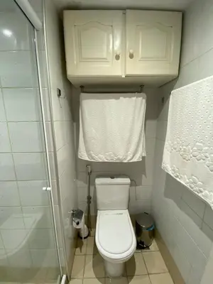 Uma casa de banho em Flat mobiliado na Beira Mar no hotel Blue Tree