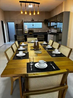 A cozinha ou kitchenette de Casa Bons Ventos Preá