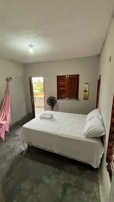 Uma cama ou camas num quarto em Casa Rengai - Praia de Guajiru