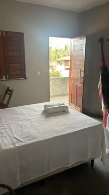 Uma cama ou camas num quarto em Casa Rengai - Praia de Guajiru