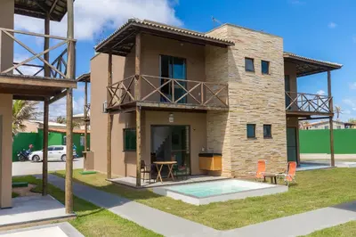 O edifício onde o apartamento está situado