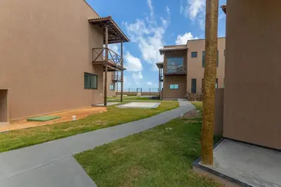 O edifício onde o apartamento está situado