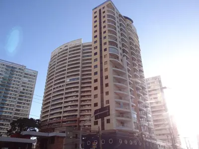 O edifício onde o apartamento está situado