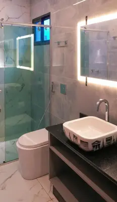 Uma casa de banho em Loft Jeri Premium