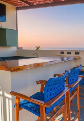 Uma varanda ou terraço em Loft Jeri Premium