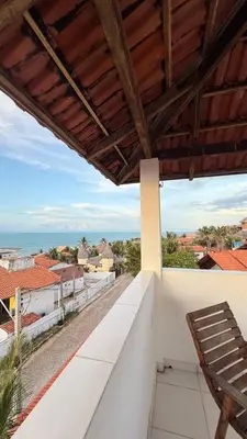 Uma vista do mar geral ou uma vista do mar a partir da casa de férias
