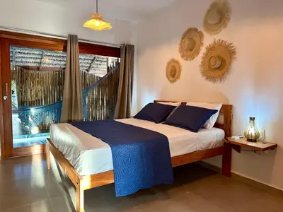 Uma cama ou camas num quarto em Casa maléa