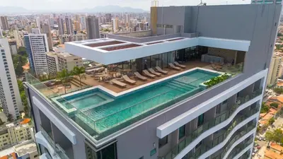 A piscina em ou perto de Studio Fortal
