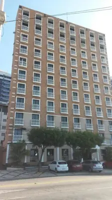 O edifício onde o aparthotel está situado