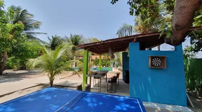 Um pátio ou outra área exterior em Casa MCAYA