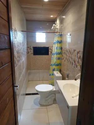 Uma casa de banho em Casa Refúgio do Alto
