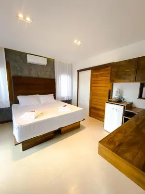 Uma cama ou camas num quarto em Hura Vilas