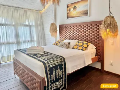 Uma cama ou camas num quarto em Vila Pukara - Moitas