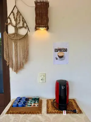 Comodidades para chá e café em Villa Puglia Jeri