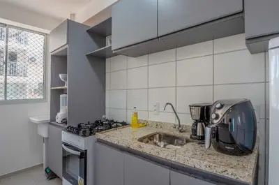 A cozinha ou kitchenette de Mirante #1004 - Apê confortável by Carpediem