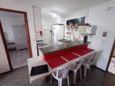 A cozinha ou kitchenette de Flat Beira Mar