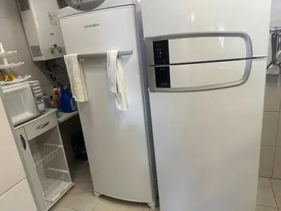 A cozinha ou kitchenette de Apto no Porto das Dunas - Scopa Beach