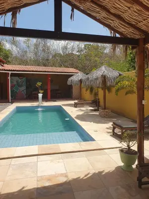 A piscina em ou perto de Maruá Pousada da Lagoa