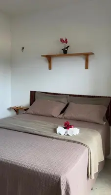 Uma cama ou camas num quarto em Suite paradise