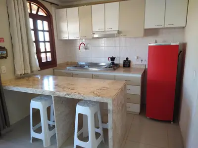 A cozinha ou kitchenette de Sunrise Apartamentos