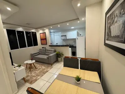 A cozinha ou kitchenette de Apartamento completo ótima localização! Elevador