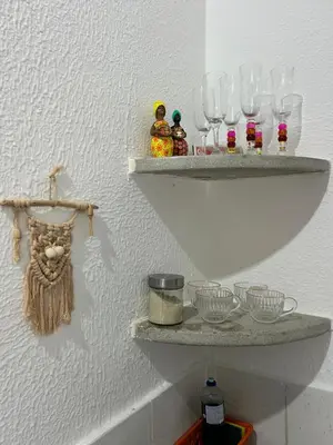 A planta de Suite Canoa azul 1