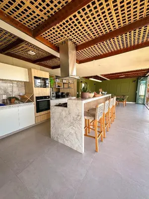 A cozinha ou kitchenette de Casa Som das Ondas