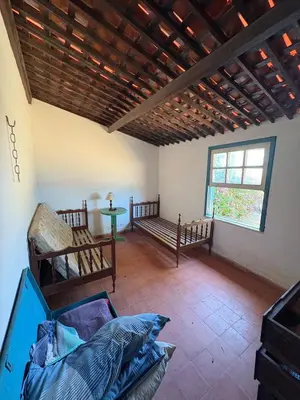 Uma área de estar em Prainha Beach House - Aquiraz