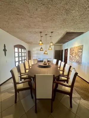 Uma área de estar em Pousada Villa do Sol Taiba