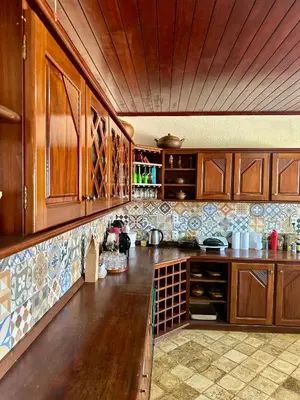 A cozinha ou kitchenette de Pousada Villa do Sol Taiba