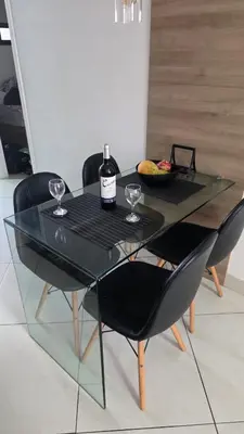 A planta de Apartamento Beira mar vip Landscape Fortaleza