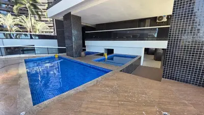 A piscina em ou perto de Apartamento Beira mar vip Landscape Fortaleza