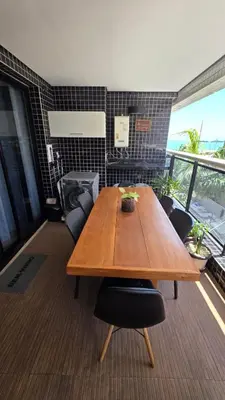 A planta de Apartamento Beira mar vip Landscape Fortaleza