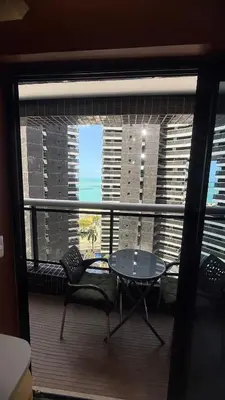 Uma varanda ou terraço em Landscape Meireles