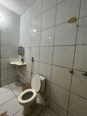 Uma casa de banho em Casa de praia em Mundaú