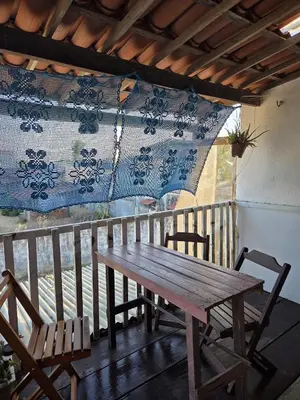 Uma varanda ou terraço em Casa Ma Cherie Jericoacara