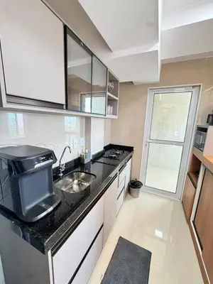 A cozinha ou kitchenette de Incrível cobertura para família com 2 quartos e ar
