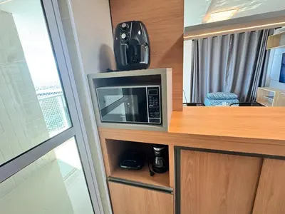 A cozinha ou kitchenette de Incrível cobertura para família com 2 quartos e ar