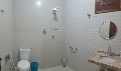 Uma casa de banho em Casa Canoa Aracati