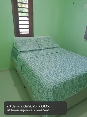 Uma cama ou camas num quarto em Casa Canoa Aracati