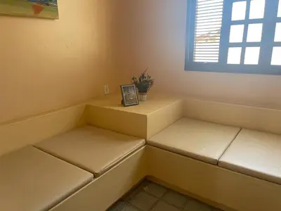 Uma área de estar em Casa de Praia Cascavel