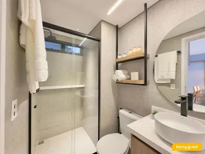 Uma casa de banho em Vila Costeira - Beira Mar