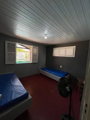 Uma televisão e/ou sistema de entretenimento em Casa Maré Serena Aquiraz