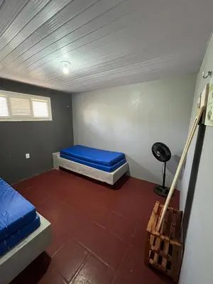 Uma cama ou camas num quarto em Casa Maré Serena Aquiraz