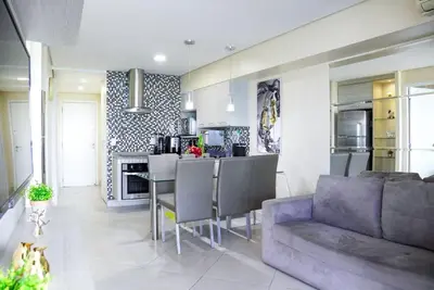 A cozinha ou kitchenette de Beira Mar Fortaleza Landscape premium